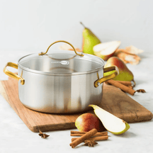 GreenPan Cookware Set Padova Reserve 5-piece - Triply Stainless - cooking pots ø 18, 20, 24 cm & frying pans ø 24 & 28cm