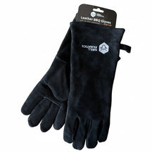 Cookinglife Grill BBQ Gloves / Oven Gloves Black Leather 500 °C - 2 pieces