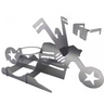 GrillX BBQ Beer Can Holder - Beer Can Chicken - Bike