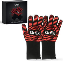 GrillX BBQ Gloves - Oven Gloves - Extra Grip - 2 Pieces