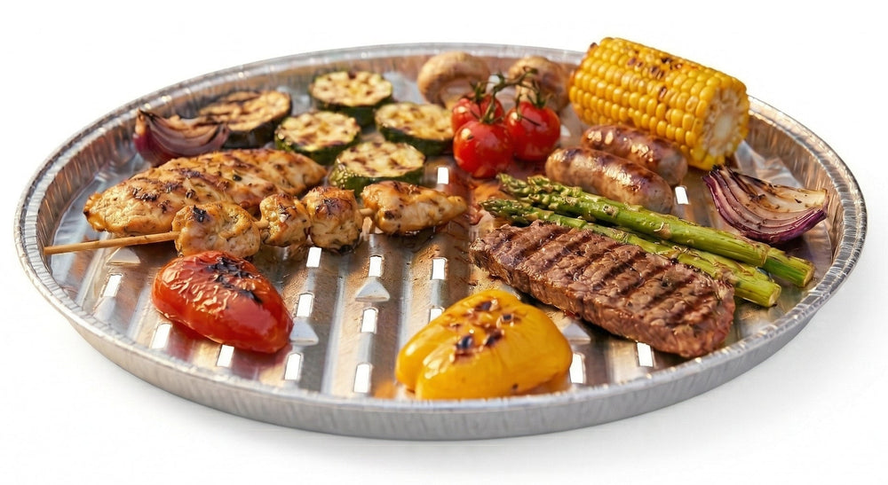 Cookinglife Grill BBQ Grill dish / BBQ Grill Tray ø 34 cm - 15 pieces