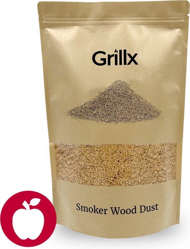 Virutas de ahumado GrillX Manzana - Para ahumado en frío - 3 litros