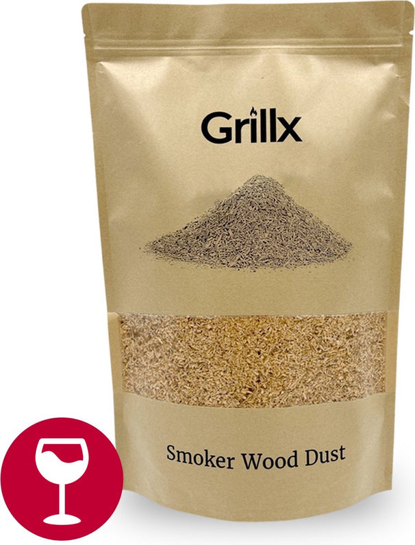Virutas de ahumado GrillX Vino tinto - Para ahumado en frío - 3 litros