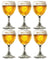 Grimbergen Beer glasses on Foot - 250 ml - 6 pieces