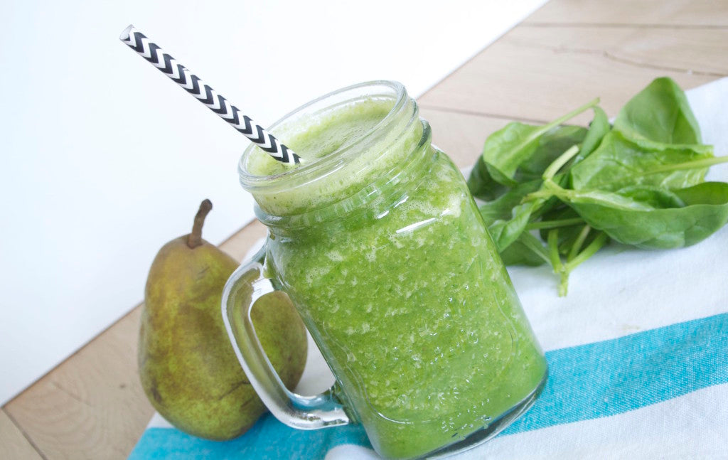 Fresh and nutritious breakfast in a glass