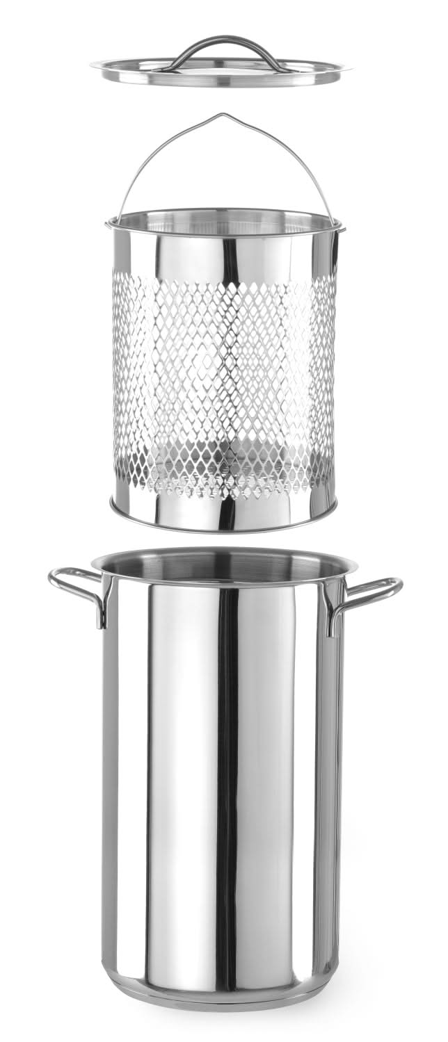 Hendi Pastapan / Asparagus pan - stainless steel - ø 16 cm / 5.5 liter