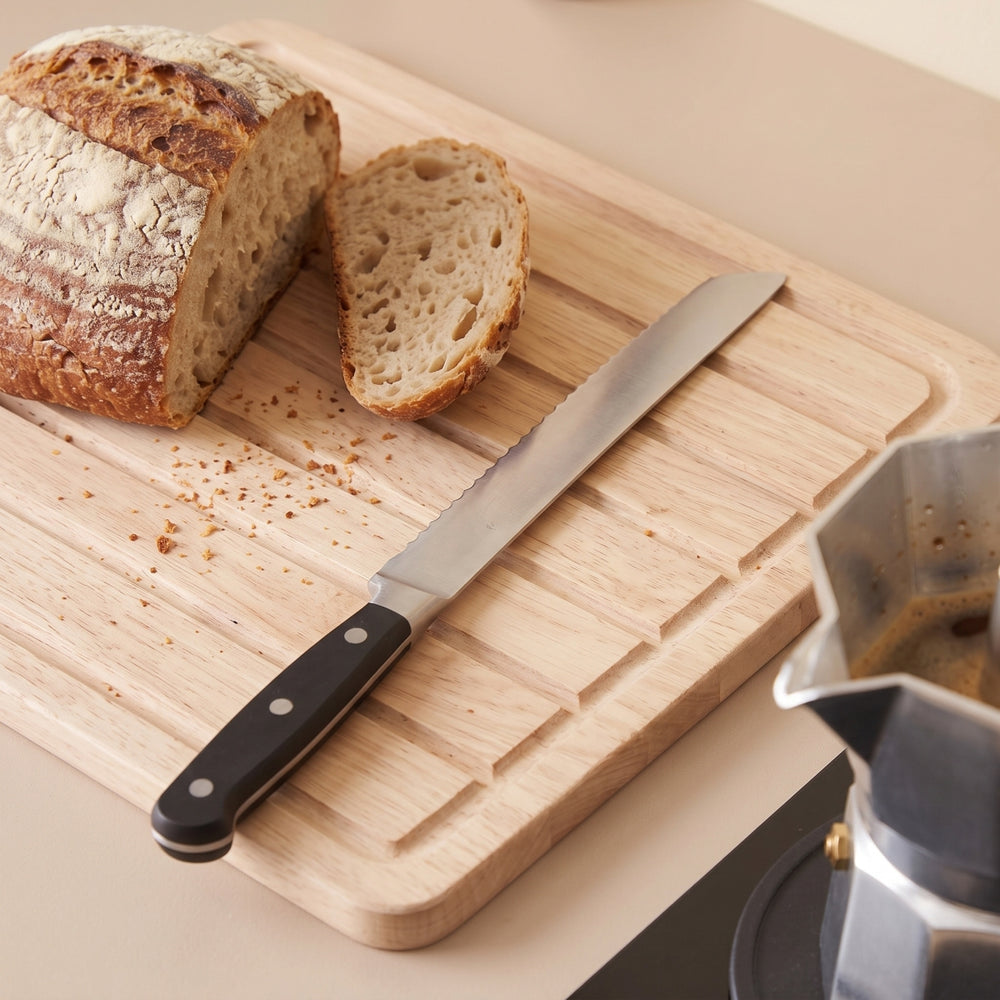 Hendi Wooden Cutting Board / Bread Slicing Board - Beech Wood - 53 x 32.5 cm