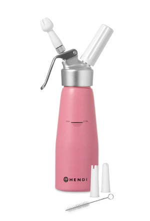 Sifón para nata Hendi Pastel Rosa - 500 ml