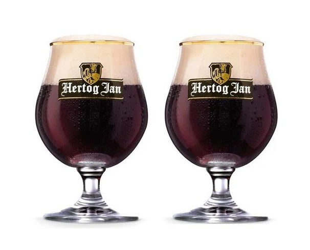 Cáliz de cerveza Hertog Jan con pie 250 ml - 2 unidades