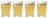 Hoegaarden Beer glasses White beer - 330 ml - 4 pieces