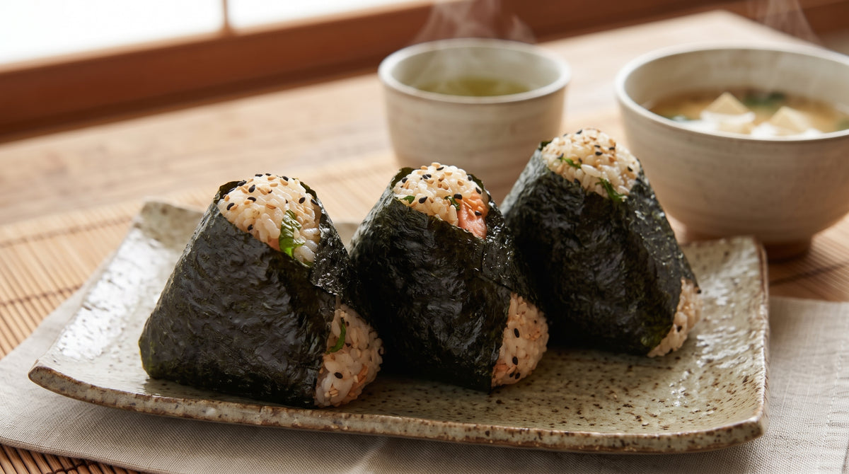 Hearty rice balls with a savory filling, perfect for lunch or an Asian dinner