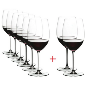 Copas de vino tinto Riedel Veritas - Cabernet / Merlot - 709 ml - Paga 6 y lleva 8