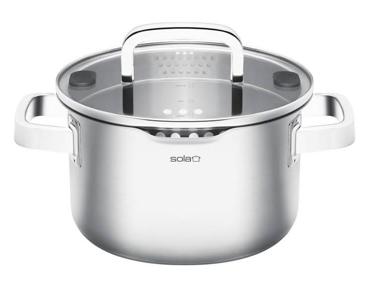 Sola Cooking pot with lid Juvia - ø 24 cm / 5.5 liters
- suitable for all heat sources