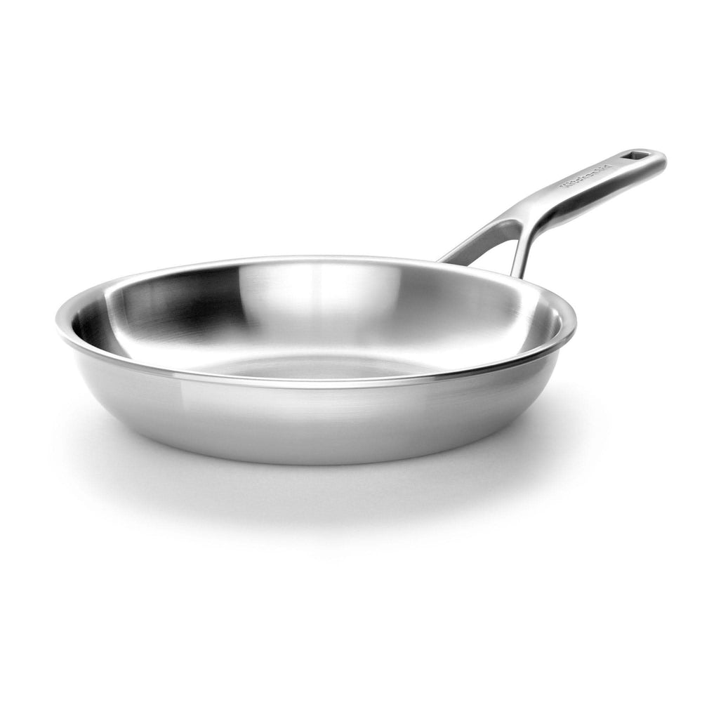 KitchenAid Cookware set Multi-Ply Stainless Steel 4-piece - Cooking pots ø 16, 20, 24 cm & Frying pan ø 24 cm