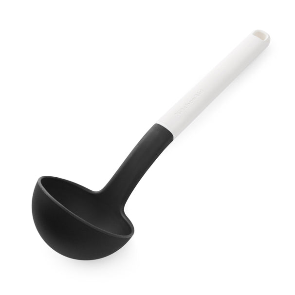 KitchenAid Cuchara para sopa Classic Porcelana blanca 30 cm