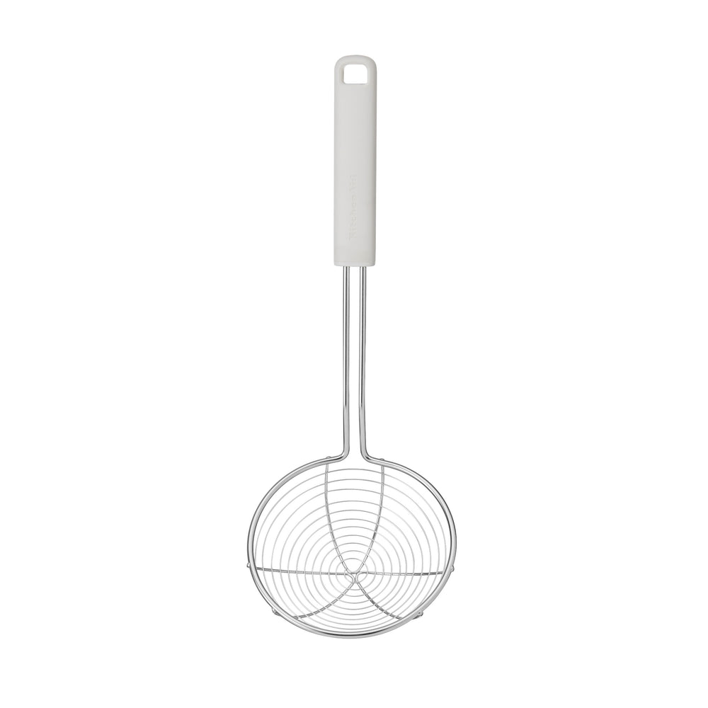 KitchenAid Skimmer Classic Porcelain White Plastic / Stainless Steel 36cm - Dishwasher safe