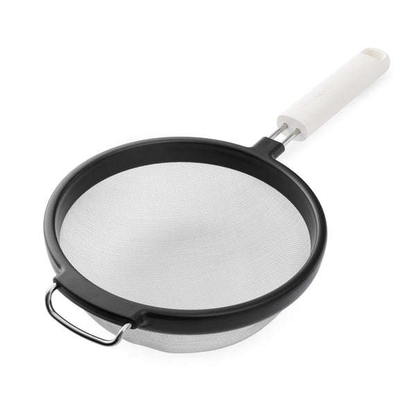 KitchenAid Mesh Sieve Classic Porcelain White Plastic / Stainless Steel 17cm - Strainer