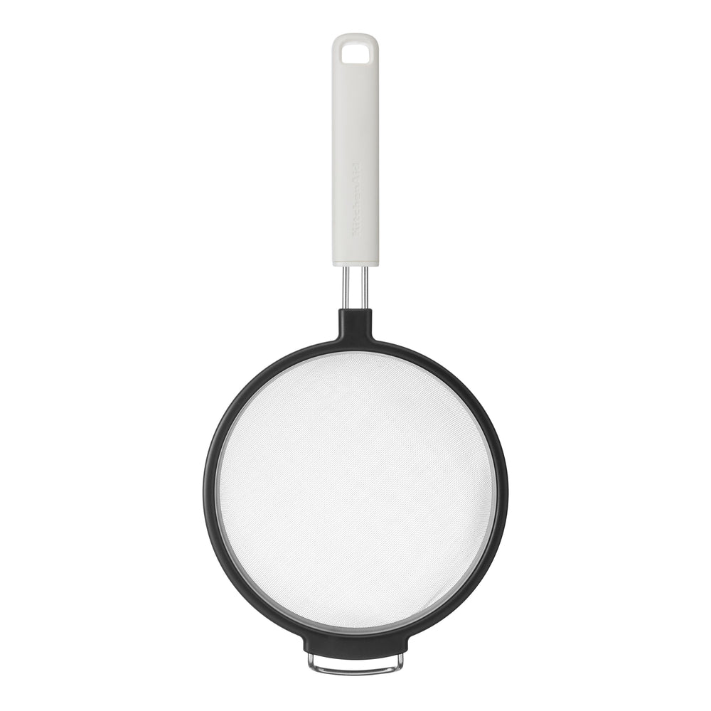 KitchenAid Mesh Sieve Classic Porcelain White Plastic / Stainless Steel 17cm - Strainer