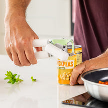 KitchenAid Can Opener Classic Porcelain White Plastic Stainless Steel 20cm - Bottle Opener
