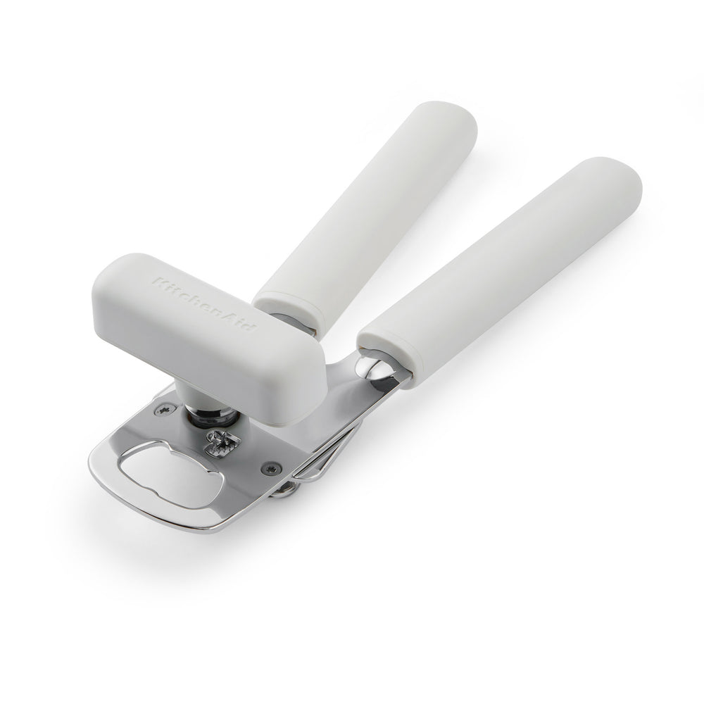 KitchenAid Can Opener Classic Porcelain White Plastic Stainless Steel 20cm - Bottle Opener