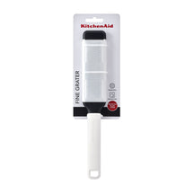 KitchenAid Fine Grater Classic Porcelain White Plastic / Stainless Steel 29cm - Fine Zester