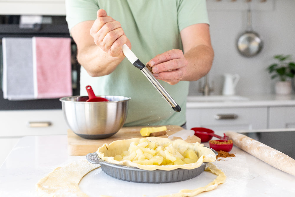 KitchenAid Fine Grater Classic Porcelain White Plastic / Stainless Steel 29cm - Fine Zester