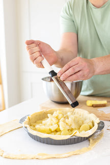KitchenAid Fine Grater Classic Porcelain White Plastic / Stainless Steel 29cm - Fine Zester