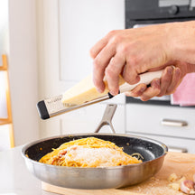 KitchenAid Fine Grater Classic Porcelain White Plastic / Stainless Steel 29cm - Fine Zester