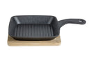 Cosy & Trendy grill pan / serving pan cast iron 15 x 15 cm – without non-stick coating