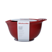 KitchenAid Mixing Bowl Set Core Empire Red 3-piece - 2.4, 3.3 & 4.3 litre