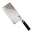 Kai Chinees Koksmes Shun Classic 18 cm damaststaal met zwart heft, vrijstaand op witte achtergrond