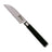 Kai Groentemes Shun Classic 9 cm damaststaal met zwart heft, vrijstaand op witte achtergrond