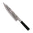 Kai Koksmes Shun Classic 20 cm damaststaal met zwart heft, vrijstaand op witte achtergrond