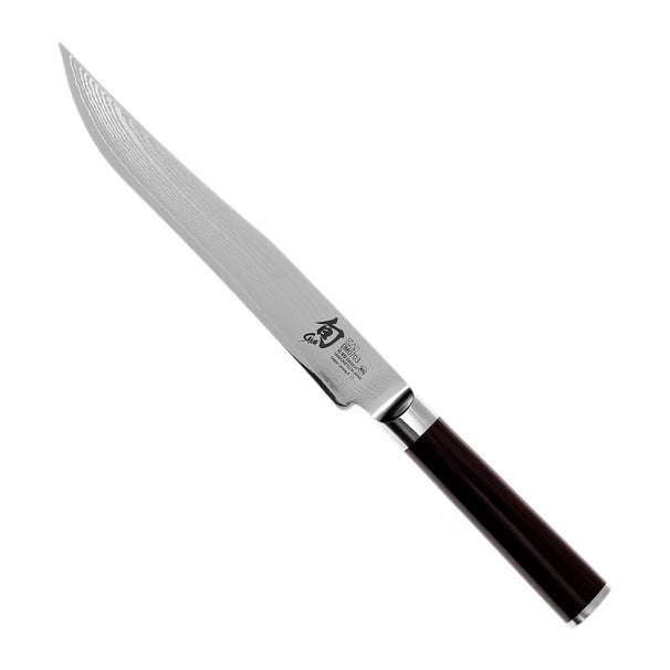 Cuchillo para trinchar / Cuchillo para carne Shun Classic - 32 capas de acero damasco - 20 cm - DM-0703