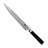 Kai Vleesmes Shun Classic 23 cm damaststaal met zwart heft, vrijstaand op witte achtergrond