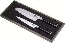 Kai Knife Set Shun Classic - 32 layers damask steel - (Universal Knife + Santoku Knife) 2-piece - DMS-230