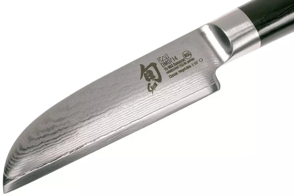 Kai vegetable knife Shun Classic - 32 layers damask steel - 9 cm - DM-0714