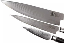 Kai Knife Set Shun Classic - 32 layers damask steel - (office knive + Utility knife + Chef's knife) 3-piece - DMS-300