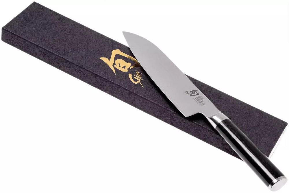 Kai Santoku knife Shun Classic - 32 layers damask steel - 18 cm - DM-0702