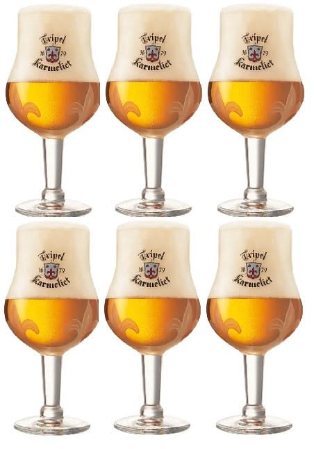 Vasos de cerveza Karmeliet - 330 ml - 6 unidades
