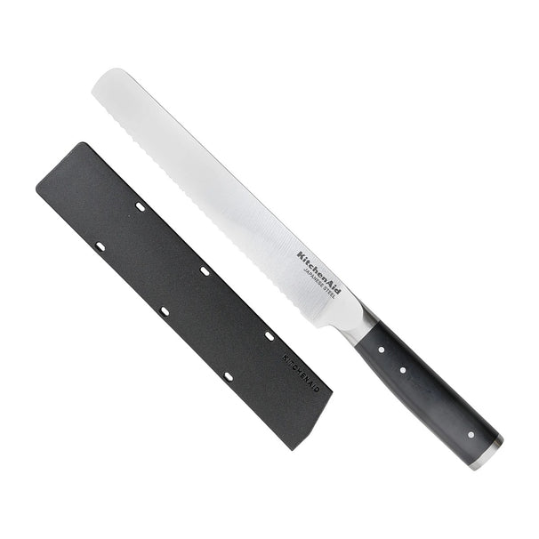 KitchenAid Bread Knife Gourmet Stainless Steel 20 cm - with knife protector