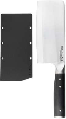 KitchenAid Cleaver Gourmet Stainless Steel 15 cm - Chopping Knife - with blade protector