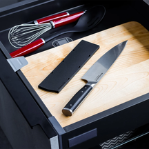 KitchenAid Chef Knife Gourmet Stainless Steel 20 cm - All-Purpose Kitchen Knife - with blade protector