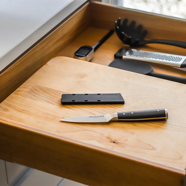 Cuchillo de oficina Gourmet 9 cm + protector de cuchillo gratis