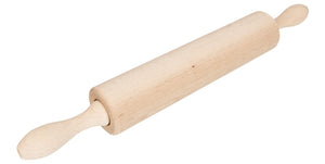 Cookinglife Rodillo para Masa de Madera de Haya 43.5 cm - con rodamientos de bolas