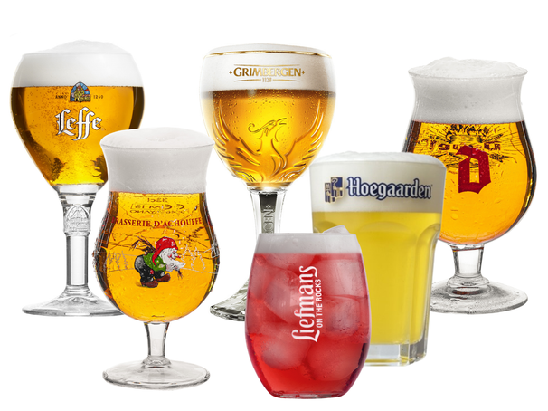 Set de vasos de cerveza para regalo - Conocedor de cerveza - 6 piezas