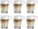 Vasos para Latte Macchiato Leonardo Senso - Apilables - 350 ml - 6 piezas