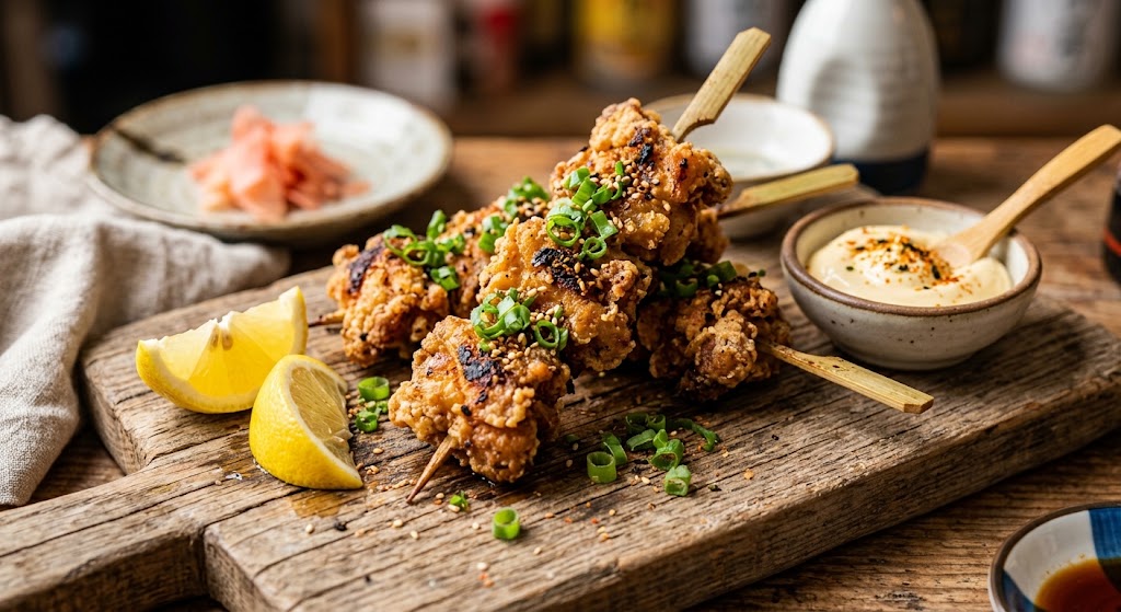 Japanese street food from our own kitchen, straight from the pan to the table.