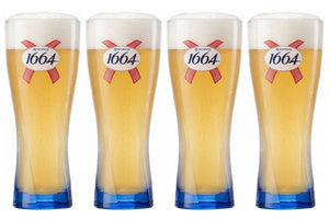 Kronenbourg 1664 Blanc Beer Glasses 250 ml - 4 pieces