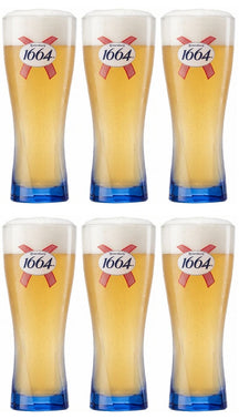 Kronenbourg 1664 Blanc Beer Glasses 330 ml - 6 pieces